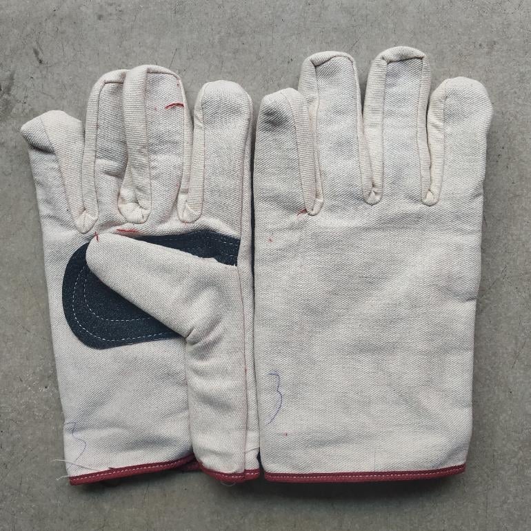 Χοντρά γάντια συγκόλλησης από καμβά – κατάλληλα για συγκόλληση με αέριο και τόξο; υλικό: καμβάς; βάρος ≈107 g