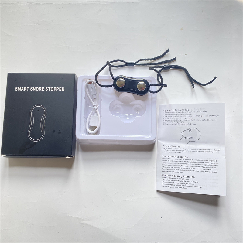 Dispozitiv electric anti-sforăit pentru uz casnic, corector de sforăit, Model 244, 2019.