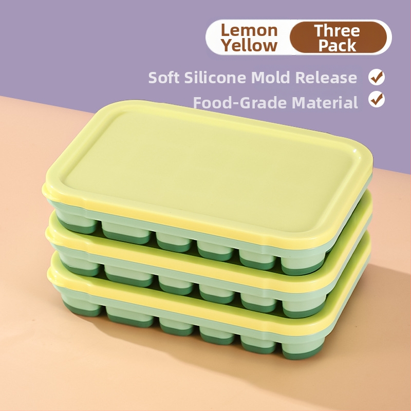 Silikónová Ice Grid miska pre detskú výživu – ľahké uvoľnenie z formy, porciované skladovanie