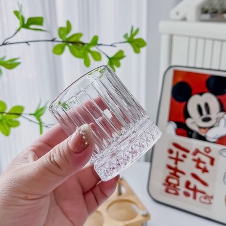 Set de pahare de vin din sticlă, stil chinezesc nou, pentru uz casnic