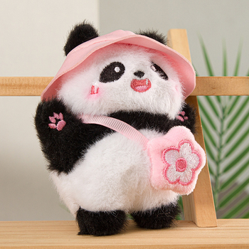 Panda pliš igračka, PP pamuk punjenje, kratka pliš, za uzrast 7-14 godina