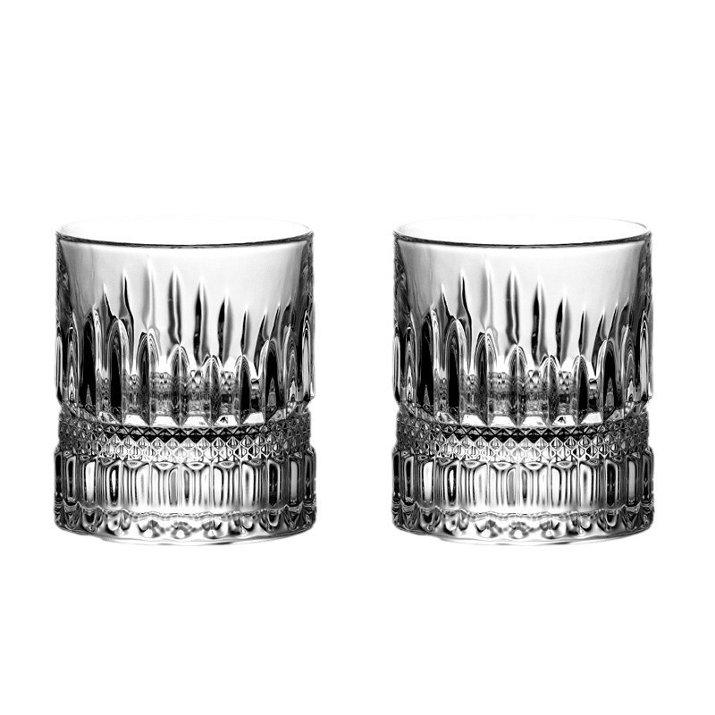 Set čaša za whiskey – prozirno staklo, kapacitet 101–200 ml, 2 komada, papirnata kutija
