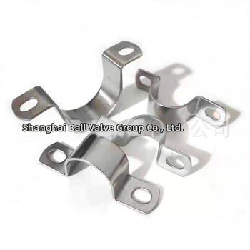 304 nerezová oceľ, hrubá objímka na rúry v tvare U, pre rúry s priemerom 8–114 mm