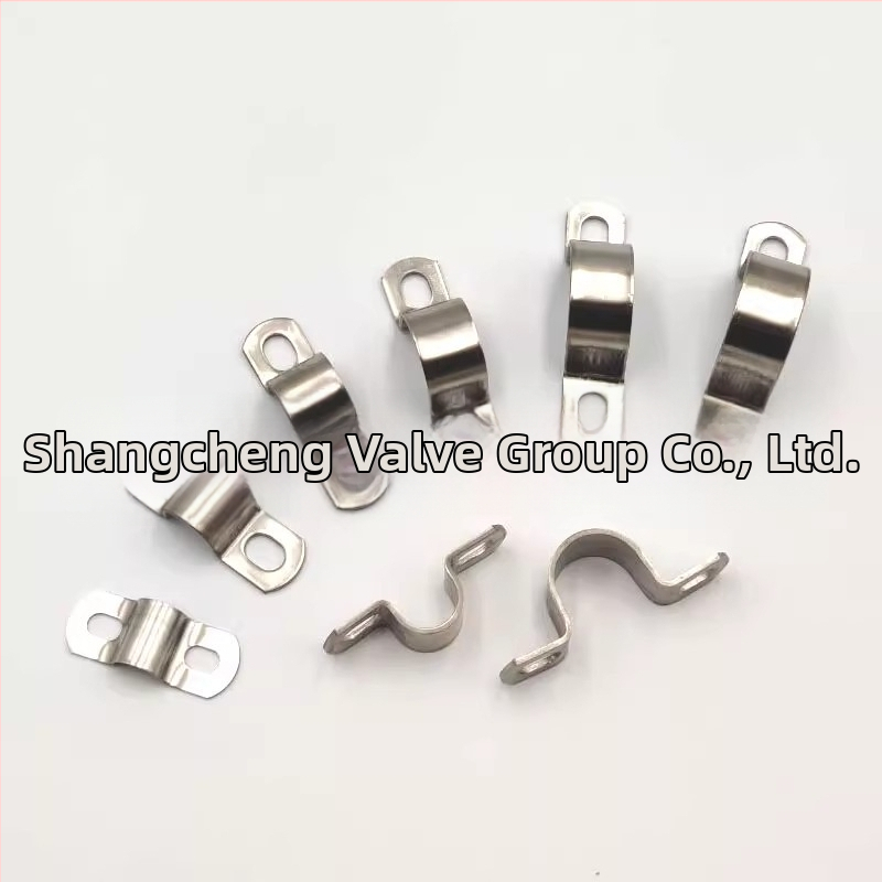 304 nerezová oceľ, hrubá objímka na rúry v tvare U, pre rúry s priemerom 8–114 mm