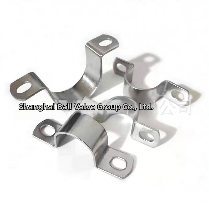 304 nerezová oceľ, hrubá objímka na rúry v tvare U, pre rúry s priemerom 8–114 mm