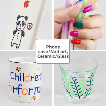 3D želé pero sada – pero s jedným hrotom, plastové telo, balené v krabičke, model YX-ZGDB, nevymazateľné