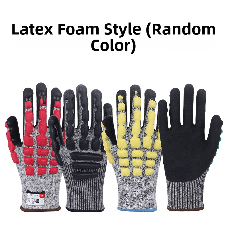 HPPE ochranné rukavice proti rezu pre sklo, priemysel, mäsiarstvo, stavebníctvo a rybolov