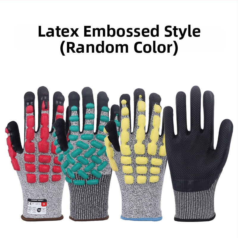 HPPE ochranné rukavice proti rezu pre sklo, priemysel, mäsiarstvo, stavebníctvo a rybolov