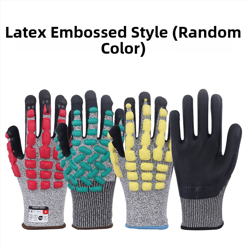 HPPE ochranné rukavice proti rezu pre sklo, priemysel, mäsiarstvo, stavebníctvo a rybolov