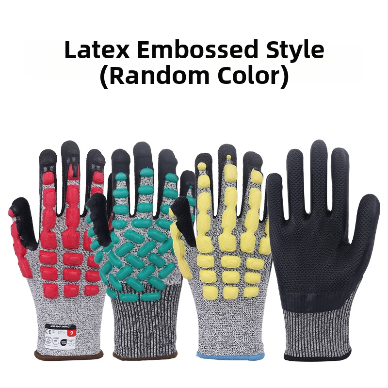 HPPE ochranné rukavice proti rezu pre sklo, priemysel, mäsiarstvo, stavebníctvo a rybolov