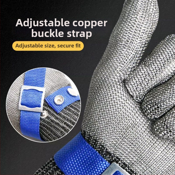 Rukavice proti porezu s kovovou konštrukciou | Značka: Iné | Materiál: Kov | Funkcia: Proti porezu