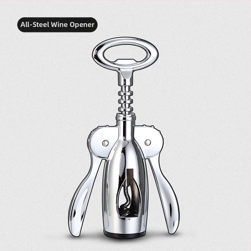 Vínový otvárač v tvare T, viacúčelový domáci set otváračov na fľaše vína a piva, zmiešaný materiál, model KA265265+632
