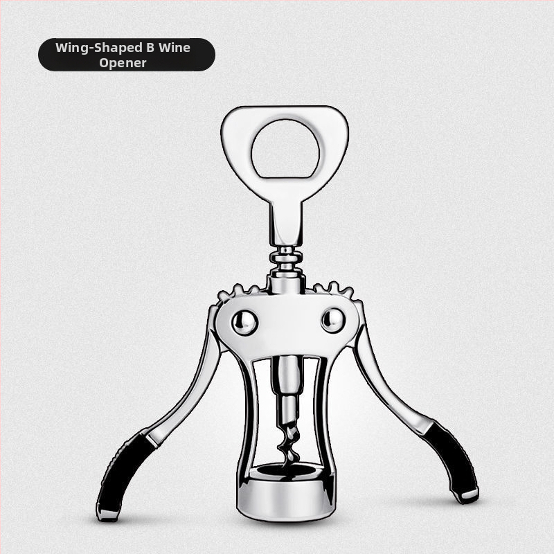 Vínový otvárač v tvare T, viacúčelový domáci set otváračov na fľaše vína a piva, zmiešaný materiál, model KA265265+632