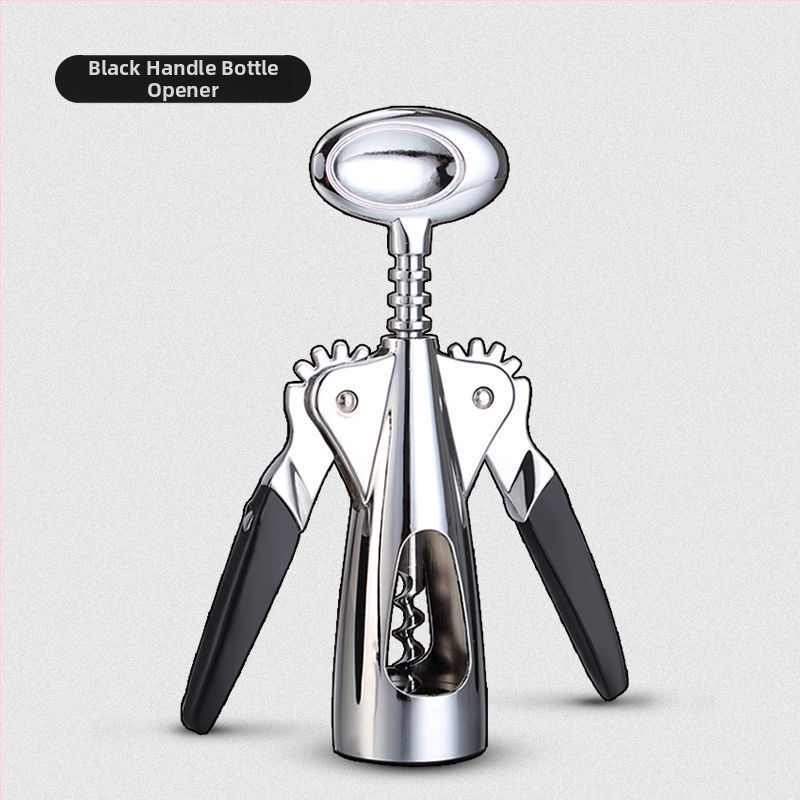 Vínový otvárač v tvare T, viacúčelový domáci set otváračov na fľaše vína a piva, zmiešaný materiál, model KA265265+632