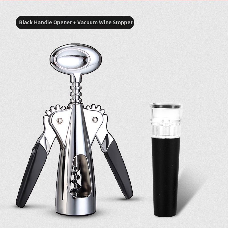 Vínový otvárač v tvare T, viacúčelový domáci set otváračov na fľaše vína a piva, zmiešaný materiál, model KA265265+632
