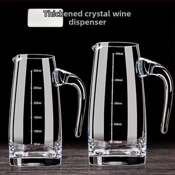 Likőr dekantőr Kai, kristály, egyszerű stílus, kapacitás 500 ml, tömeg 150 g