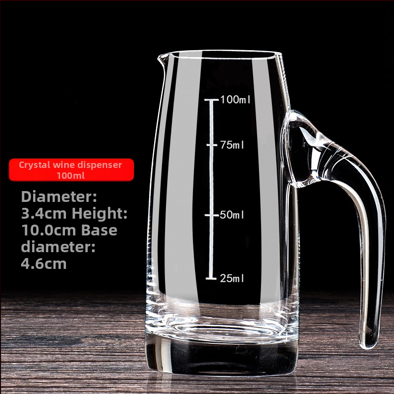 Likőr dekantőr Kai, kristály, egyszerű stílus, kapacitás 500 ml, tömeg 150 g