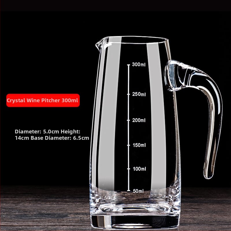 Likőr dekantőr Kai, kristály, egyszerű stílus, kapacitás 500 ml, tömeg 150 g