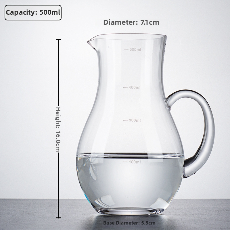 Likőr dekantőr Kai, kristály, egyszerű stílus, kapacitás 500 ml, tömeg 150 g