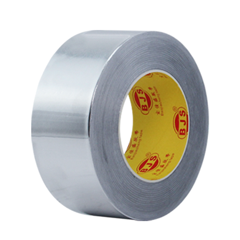 Лента от алуминиево фолио, самозалепваща, висока температура, за изолация на климатик, бойлер и тръби за изпускане; дебелина 0.06–0.15 мм
