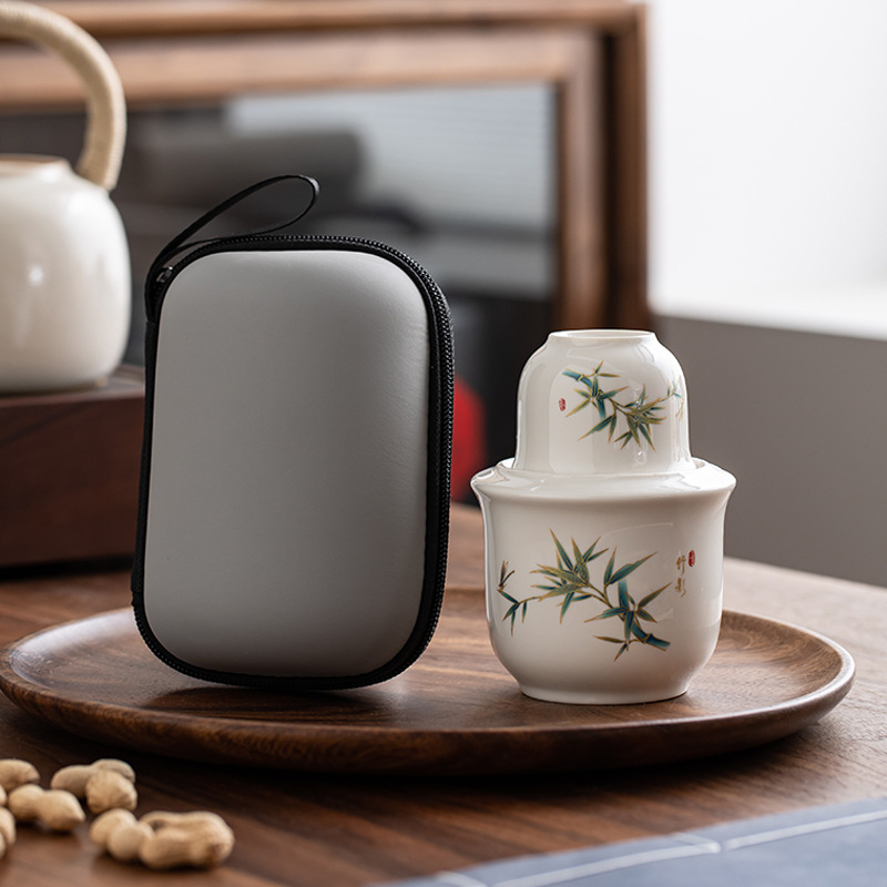 Keramički grijač vina s poklopcem, jednostavan moderni stil, težina 0,1 kg