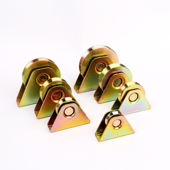 Roata de șină trapezoidală cu rulment, din fontă