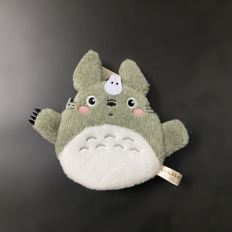 Totoro plišani novčanik za kovanice s držačem kartica i futrolom za slušalice, PP cotton punjenje, crtani pliš, za uzrast 14+