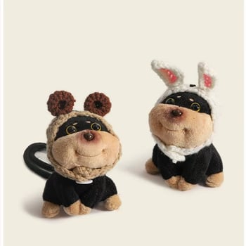 Plišani privjesak za torbu s prilagođenim crtežima, kratki pliš, PP punilo