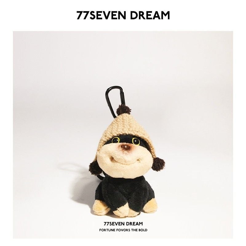 Plišani privjesak za torbu s prilagođenim crtežima, kratki pliš, PP punilo