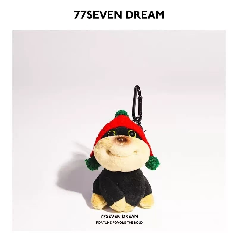 Plišani privjesak za torbu s prilagođenim crtežima, kratki pliš, PP punilo