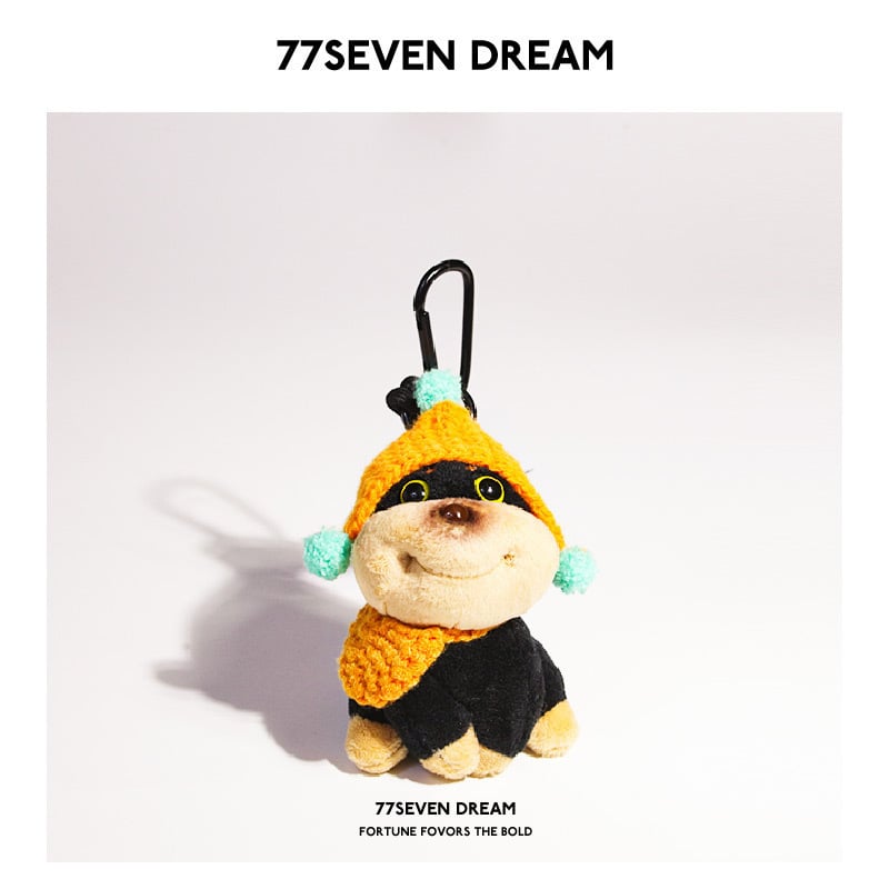 Plišani privjesak za torbu s prilagođenim crtežima, kratki pliš, PP punilo