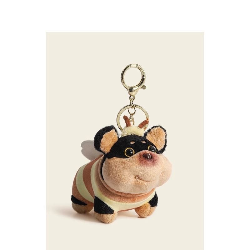 Plišani privjesak za torbu s prilagođenim crtežima, kratki pliš, PP punilo