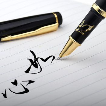 Umetničko pero s savijenim vrhom za kaligrafiju, zlatni nib, sustav patrona, model 01, QS1546511521