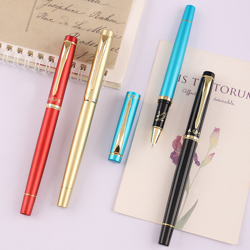 Umetničko pero s savijenim vrhom za kaligrafiju, zlatni nib, sustav patrona, model 01, QS1546511521