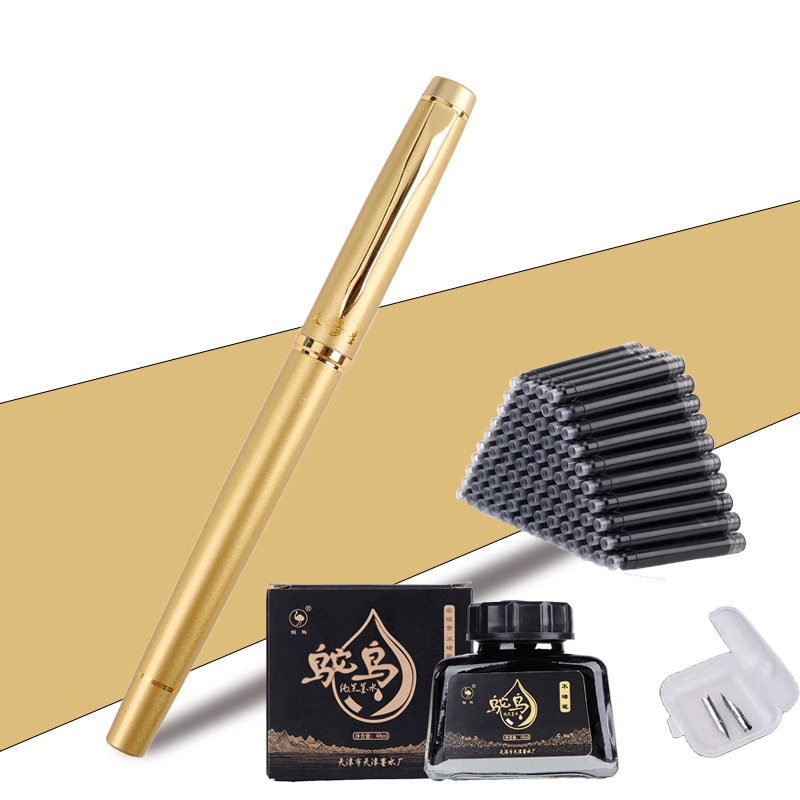 Umetničko pero s savijenim vrhom za kaligrafiju, zlatni nib, sustav patrona, model 01, QS1546511521