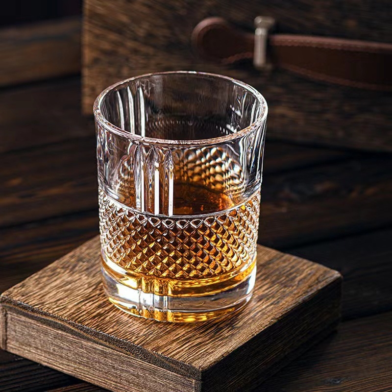 XMN čaša za whiskey, staklo, lagani luksuzni retro stil, kategorija: čaša za whiskey
