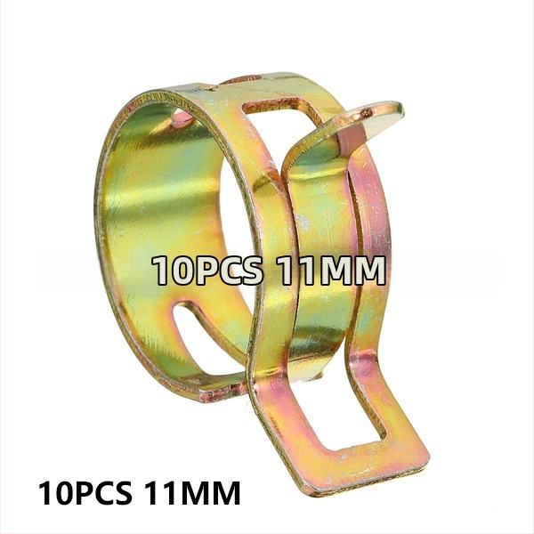 Spona na kovové rúry s elastickými kruhmi, japonského štýlu, zinkovaná povrchová úprava, balenie 100/160 kusov