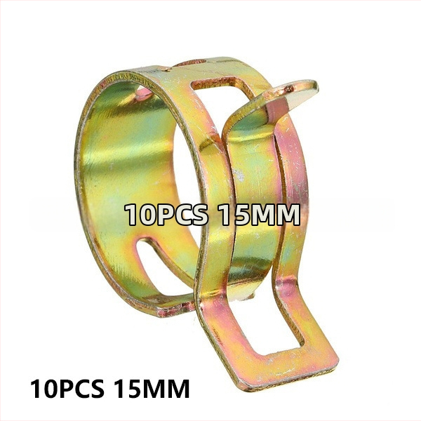 Spona na kovové rúry s elastickými kruhmi, japonského štýlu, zinkovaná povrchová úprava, balenie 100/160 kusov