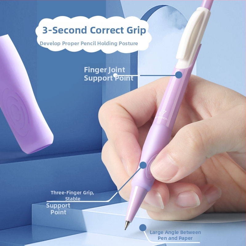 Mehanička olovka za učenike osnovne škole s poboljšanim držanjem i zahvatom, plastično kućište, nepomična, Tip: Drugo