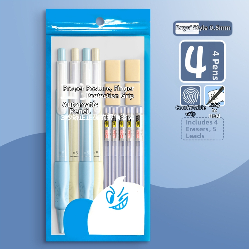 Mehanička olovka za učenike osnovne škole s poboljšanim držanjem i zahvatom, plastično kućište, nepomična, Tip: Drugo