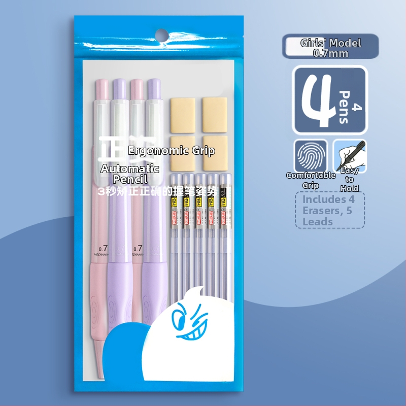 Mehanička olovka za učenike osnovne škole s poboljšanim držanjem i zahvatom, plastično kućište, nepomična, Tip: Drugo