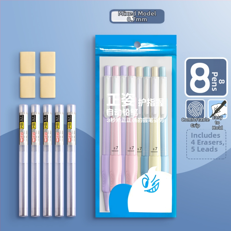 Mehanička olovka za učenike osnovne škole s poboljšanim držanjem i zahvatom, plastično kućište, nepomična, Tip: Drugo