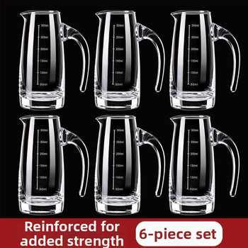 Sada dekantéra pre domáce použitie s odmerkou a stupnicou z bezolovnatého krištáľového skla