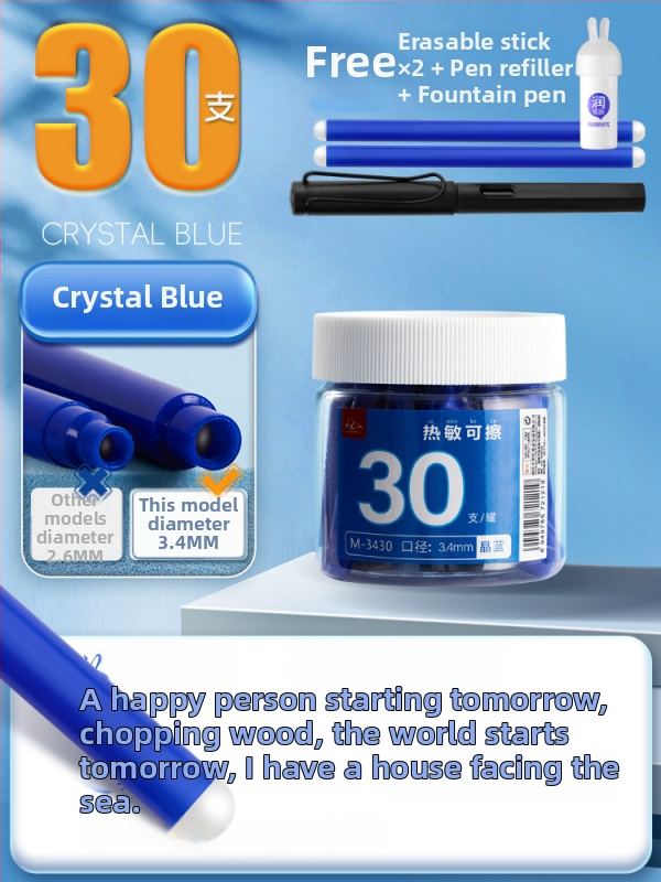 Hővel törölhető tintatartó tasak golyóstollhoz, modell 10/10