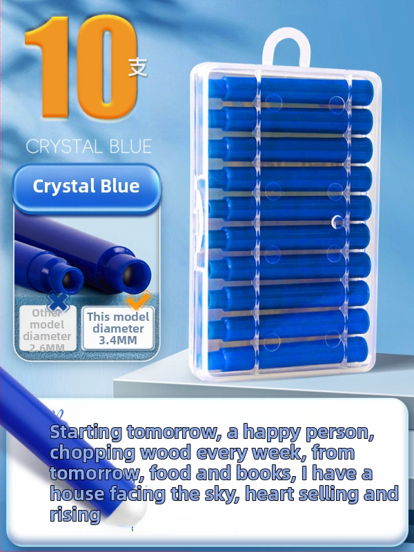 Hővel törölhető tintatartó tasak golyóstollhoz, modell 10/10