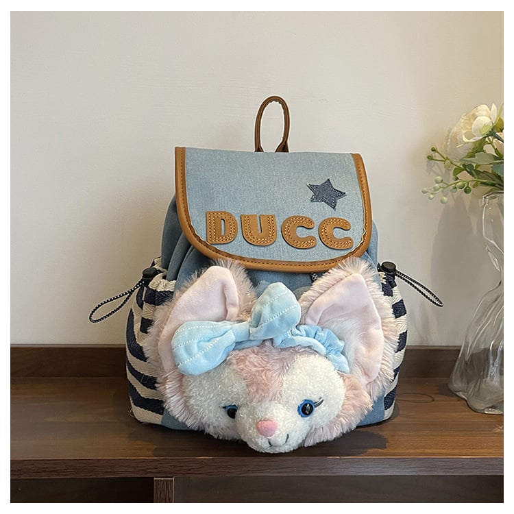 Ruksak od platna u stilu Fresh and Sweet, velika kapaciteta, zatvaranje zatvaračem, unutarnja džep sa zatvaračem (Materijal: Platno; Stil: Fresh and Sweet; Otvaranje: Zip; Unutarnji džep: Zip; Kapacitet: Velik)