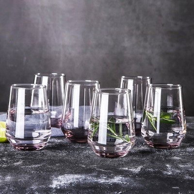 Staklena čaša za viski s tiskanim logom, moderan minimalistički stil, pakiranje u šarenoj kutiji