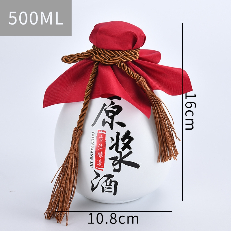 Keramická fľaša na liehoviny od Yaojing — retro štýl s ľahkým luxusom, uzavretá ručná fľaša na víno, jednotkové balenie, vynikajúca kvalita