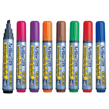 Marker za bijelu ploču, izbrisivi, plastično kućište, širina linije 2 mm, pakirano u kutiji (Brend: Flag; Model: EK-517 EK-519; Namjena: bijela ploča)