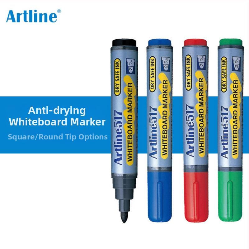 Marker na bielu dosku, vymazateľný, plastové telo, šírka čiary 2 mm, balené v krabičke (Značka: Flag; Model: EK-517 EK-519; Použitie: biela doska)